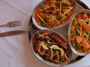 Verschiedene indische Speisen